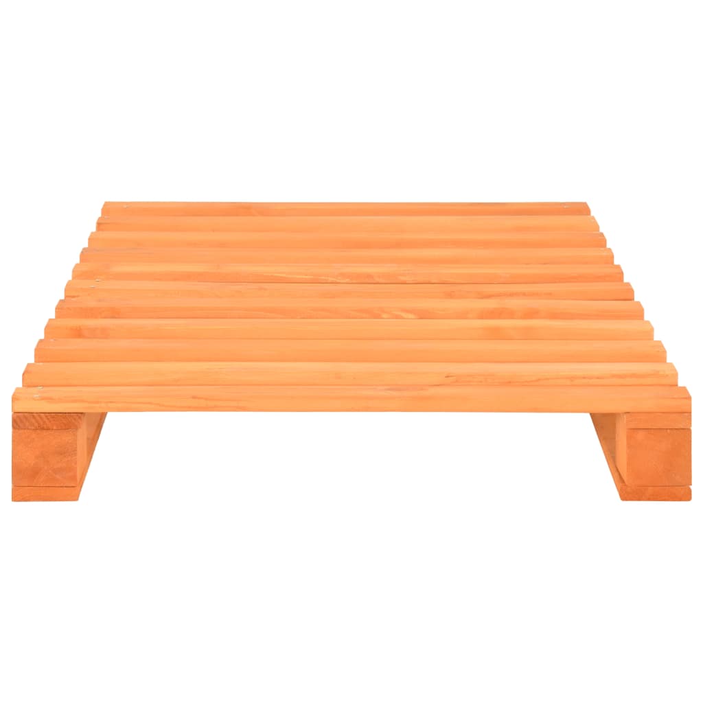 Bedframe pallet massief grenenhout bruin 100x200 cm is nu te koop bij PeponiXL, paradijselijk wonen!