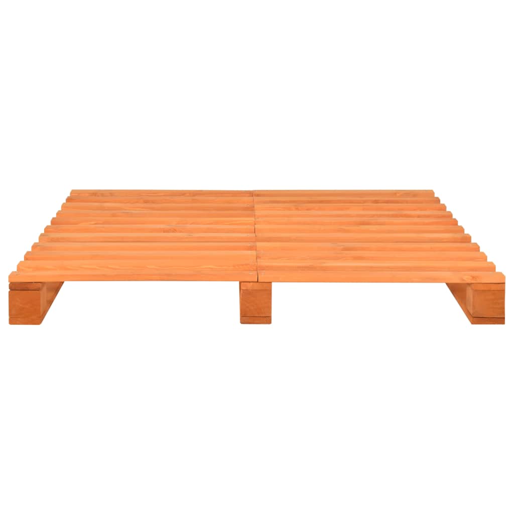 Bedframe pallet massief grenenhout bruin 180x200 cm is nu te koop bij PeponiXL, paradijselijk wonen!