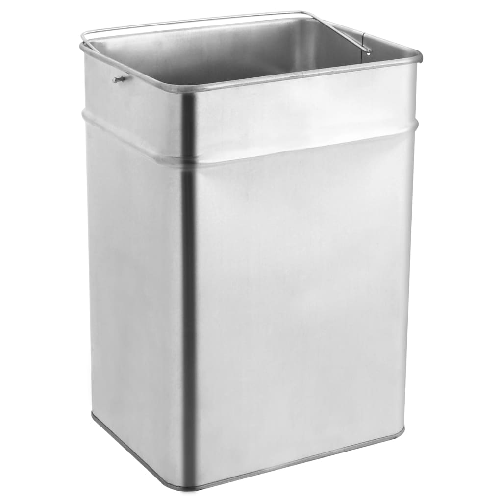 Asbak/prullenbak Hotel 45 L staal zwart is nu te koop bij PeponiXL, paradijselijk wonen!
