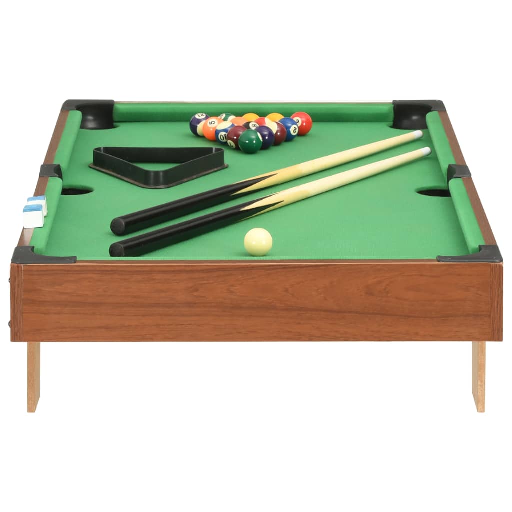 Minipooltafel 3 Feet 92x52x19 cm bruin en groen is nu te koop bij PeponiXL, paradijselijk wonen!