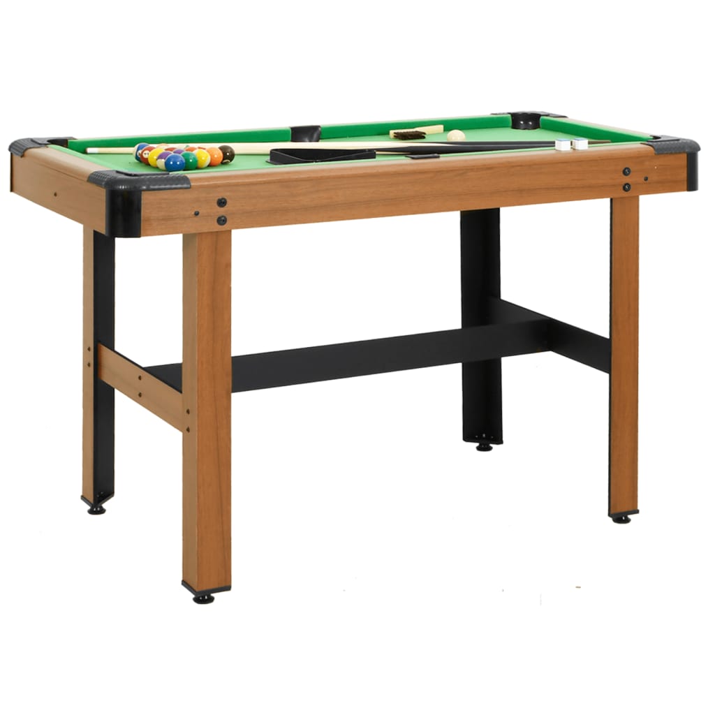 Biljarttafel 4 feet 122x61x76 cm bruin is nu te koop bij PeponiXL, paradijselijk wonen!