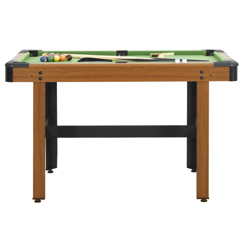 Biljarttafel 4 feet 122x61x76 cm bruin is nu te koop bij PeponiXL, paradijselijk wonen!