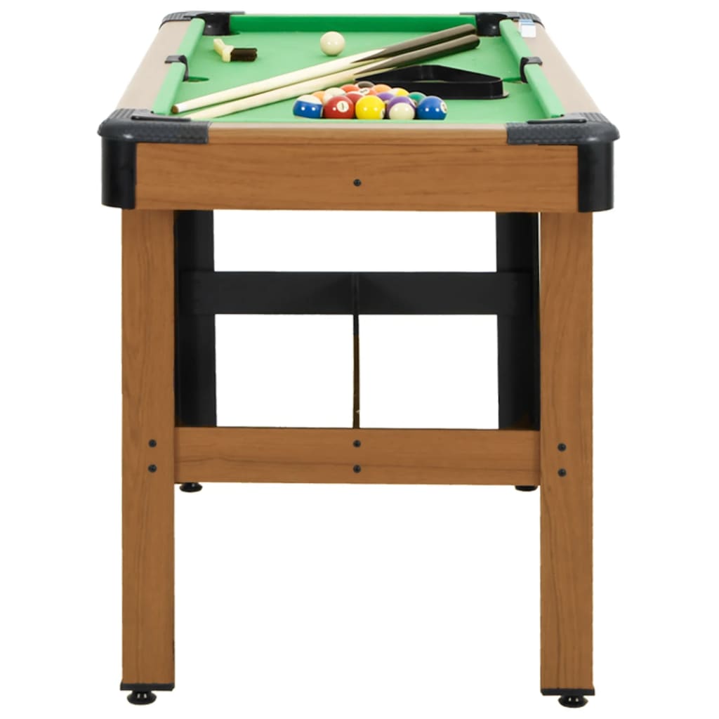 Biljarttafel 4 feet 122x61x76 cm bruin is nu te koop bij PeponiXL, paradijselijk wonen!