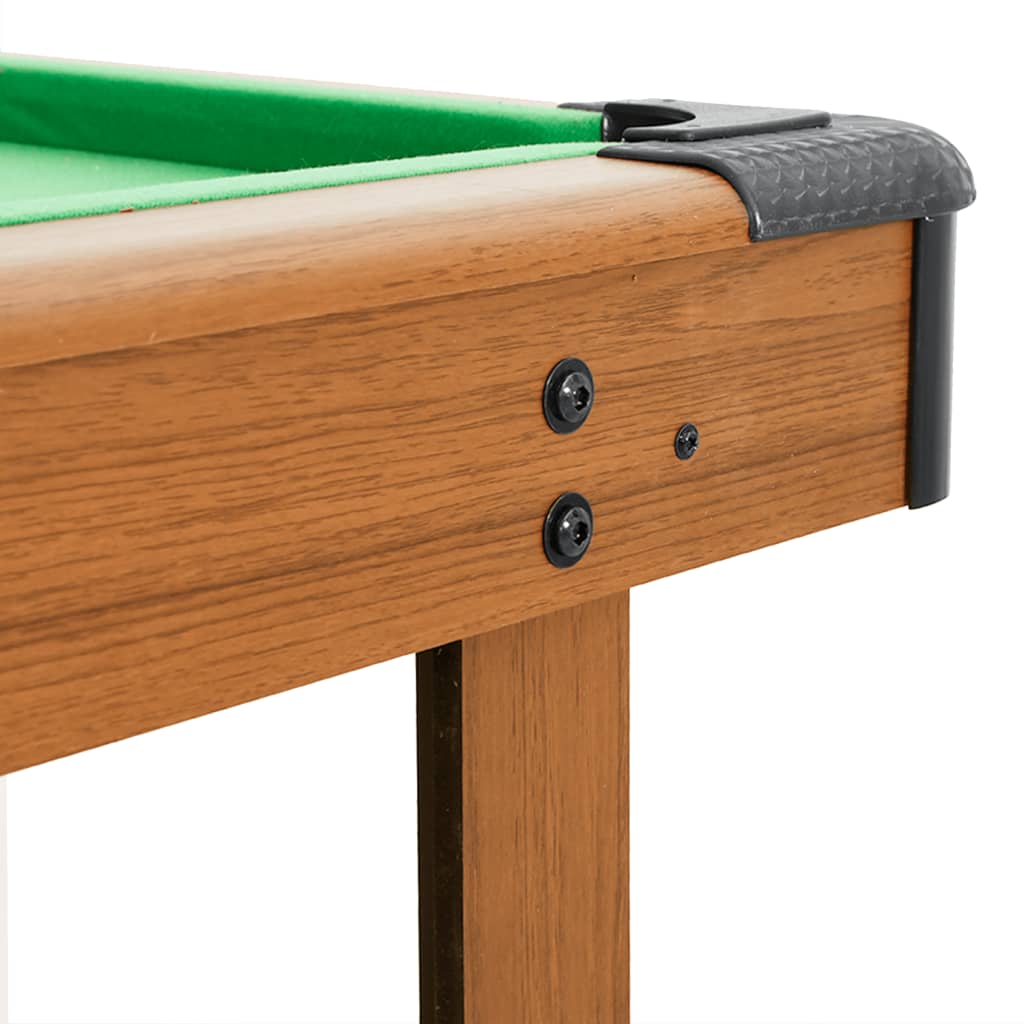 Biljarttafel 4 feet 122x61x76 cm bruin is nu te koop bij PeponiXL, paradijselijk wonen!