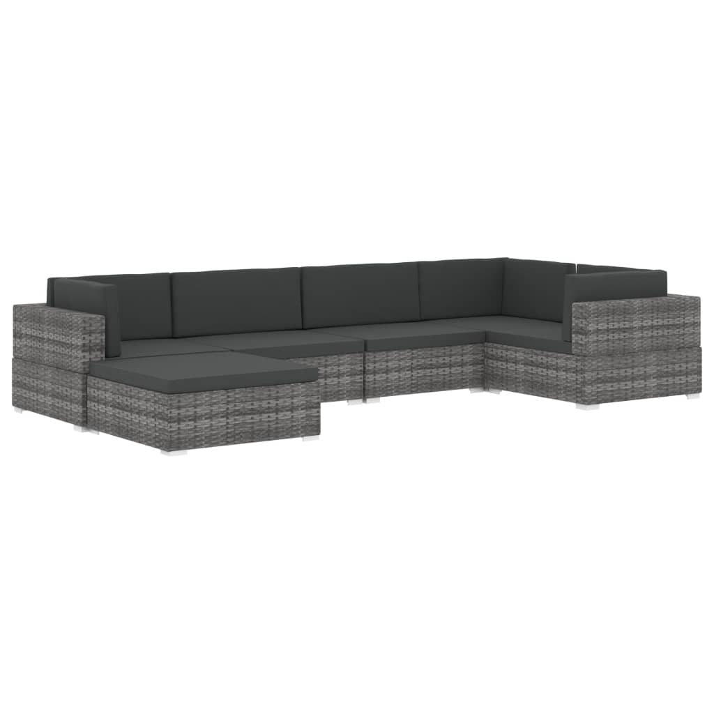 Voetensteun 1 st met kussen poly rattan bruin is nu te koop bij PeponiXL, paradijselijk wonen!