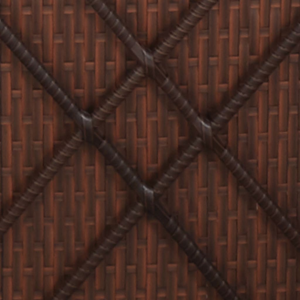 Ligbed met kussen en theetafel poly rattan bruin is nu te koop bij PeponiXL, paradijselijk wonen!