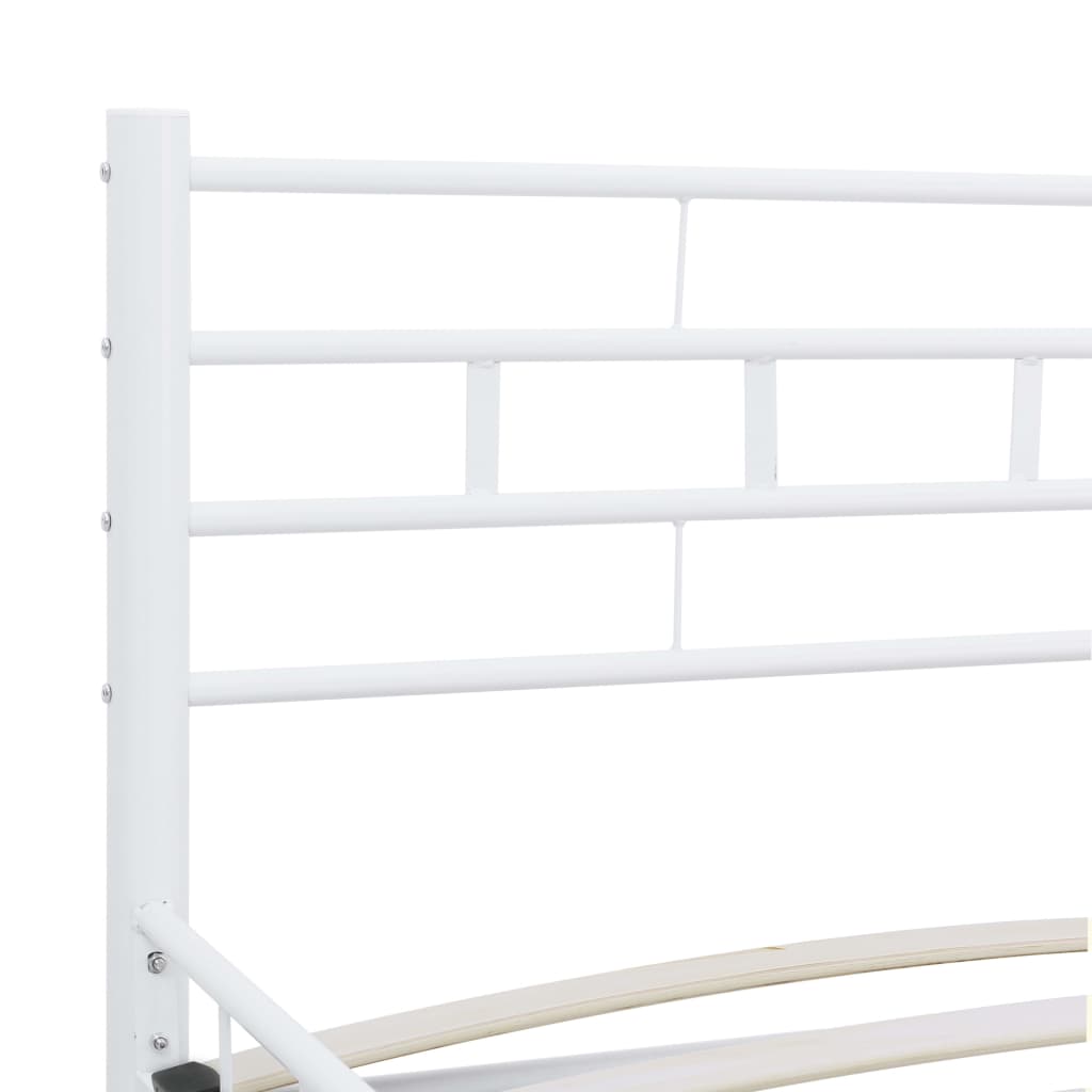 Bedframe metaal wit 140x200 cm is nu te koop bij PeponiXL, paradijselijk wonen!