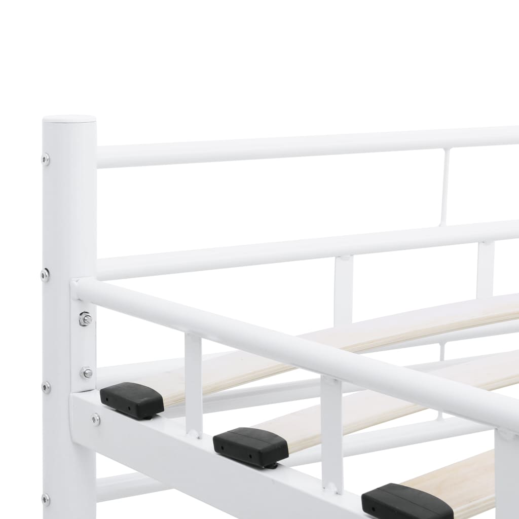 Bedframe metaal wit 160x200 cm is nu te koop bij PeponiXL, paradijselijk wonen!