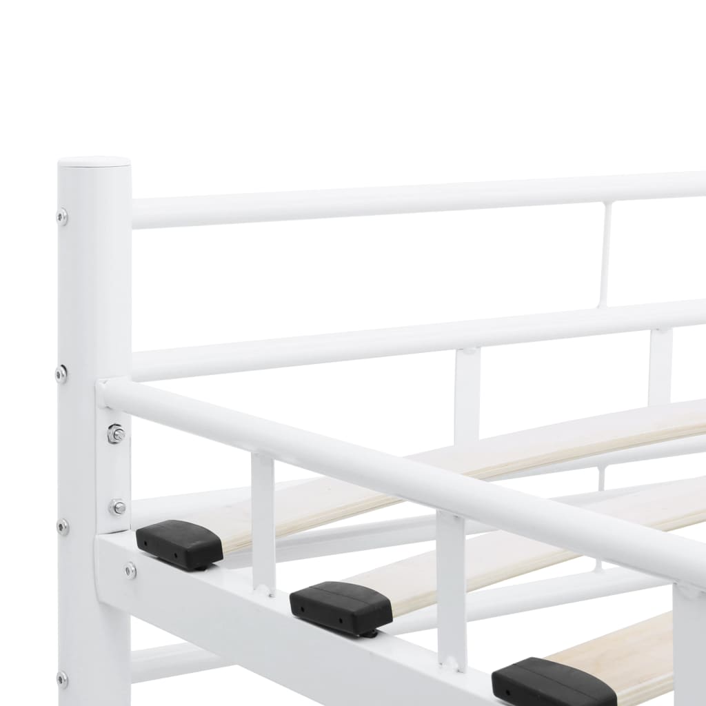 Bedframe metaal wit 200x200 cm is nu te koop bij PeponiXL, paradijselijk wonen!
