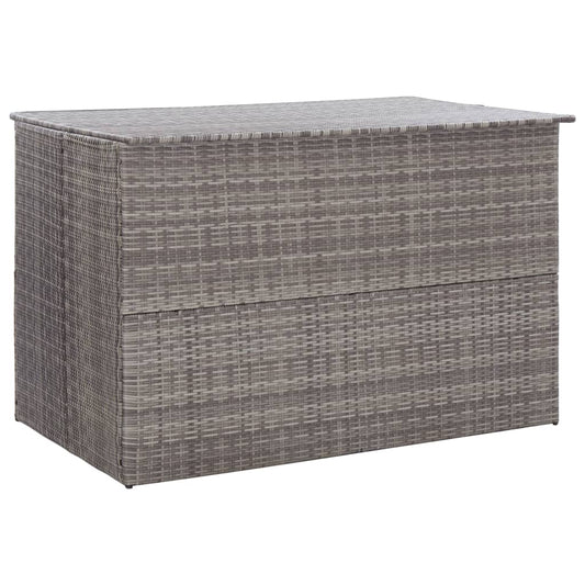 Tuinbox 150x100x100 cm poly rattan grijs is nu te koop bij PeponiXL, paradijselijk wonen!