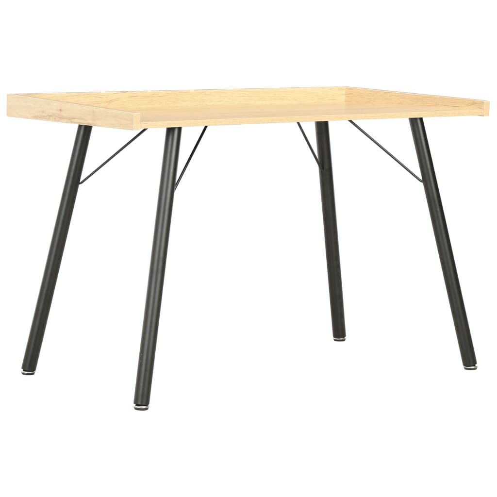 Bureau 90x50x79 cm eikenkleurig is nu te koop bij PeponiXL, paradijselijk wonen!