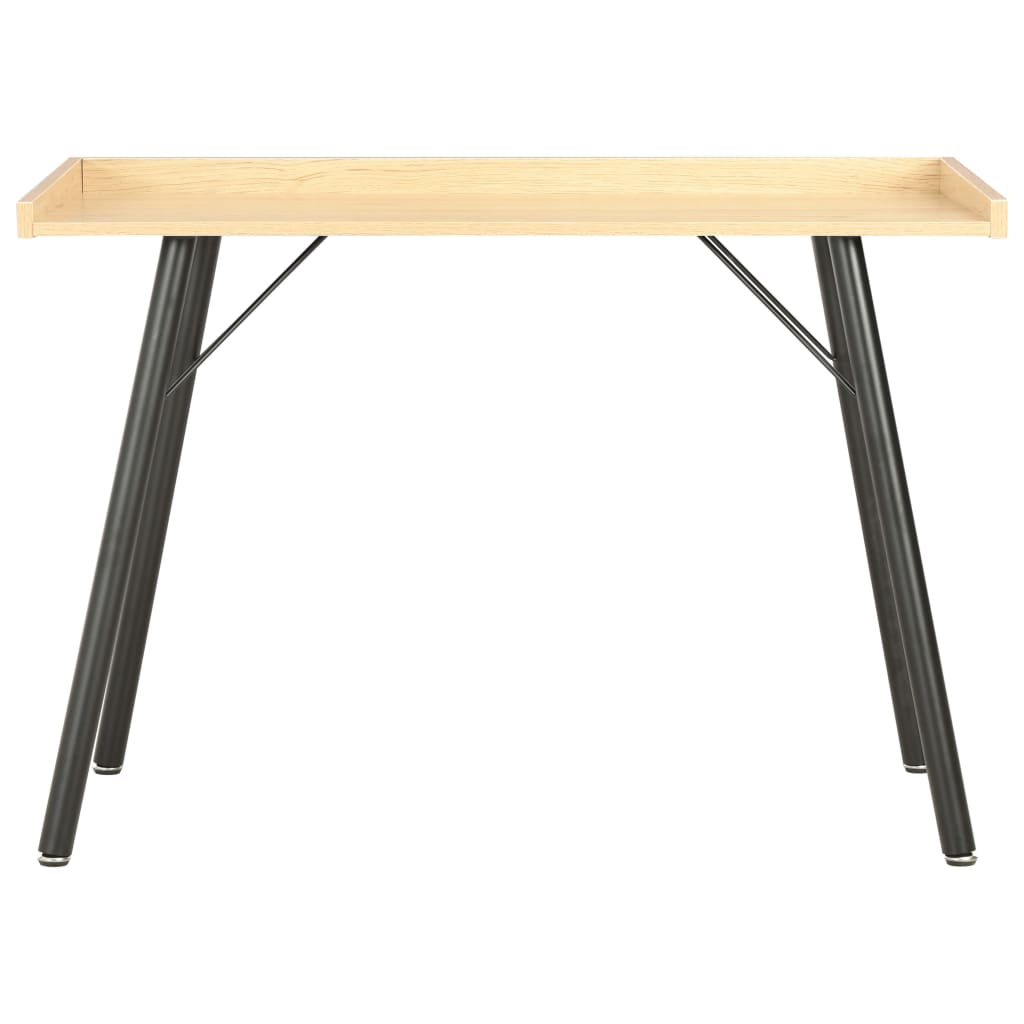 Bureau 90x50x79 cm eikenkleurig is nu te koop bij PeponiXL, paradijselijk wonen!