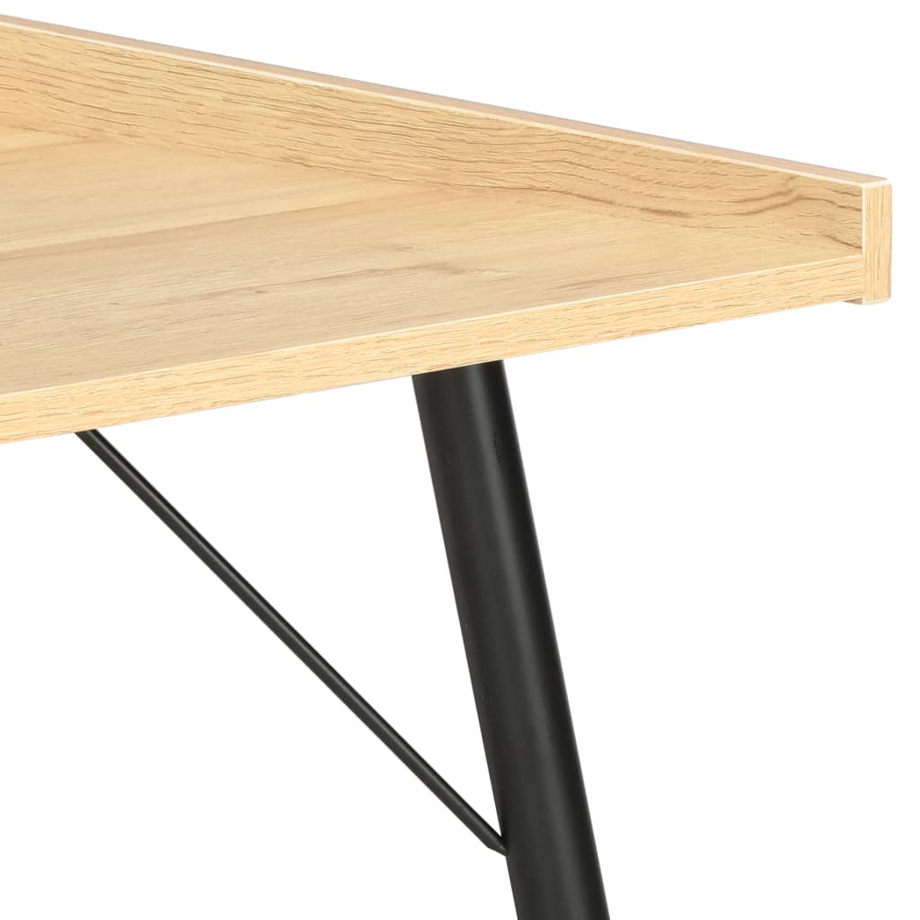 Bureau 90x50x79 cm eikenkleurig is nu te koop bij PeponiXL, paradijselijk wonen!
