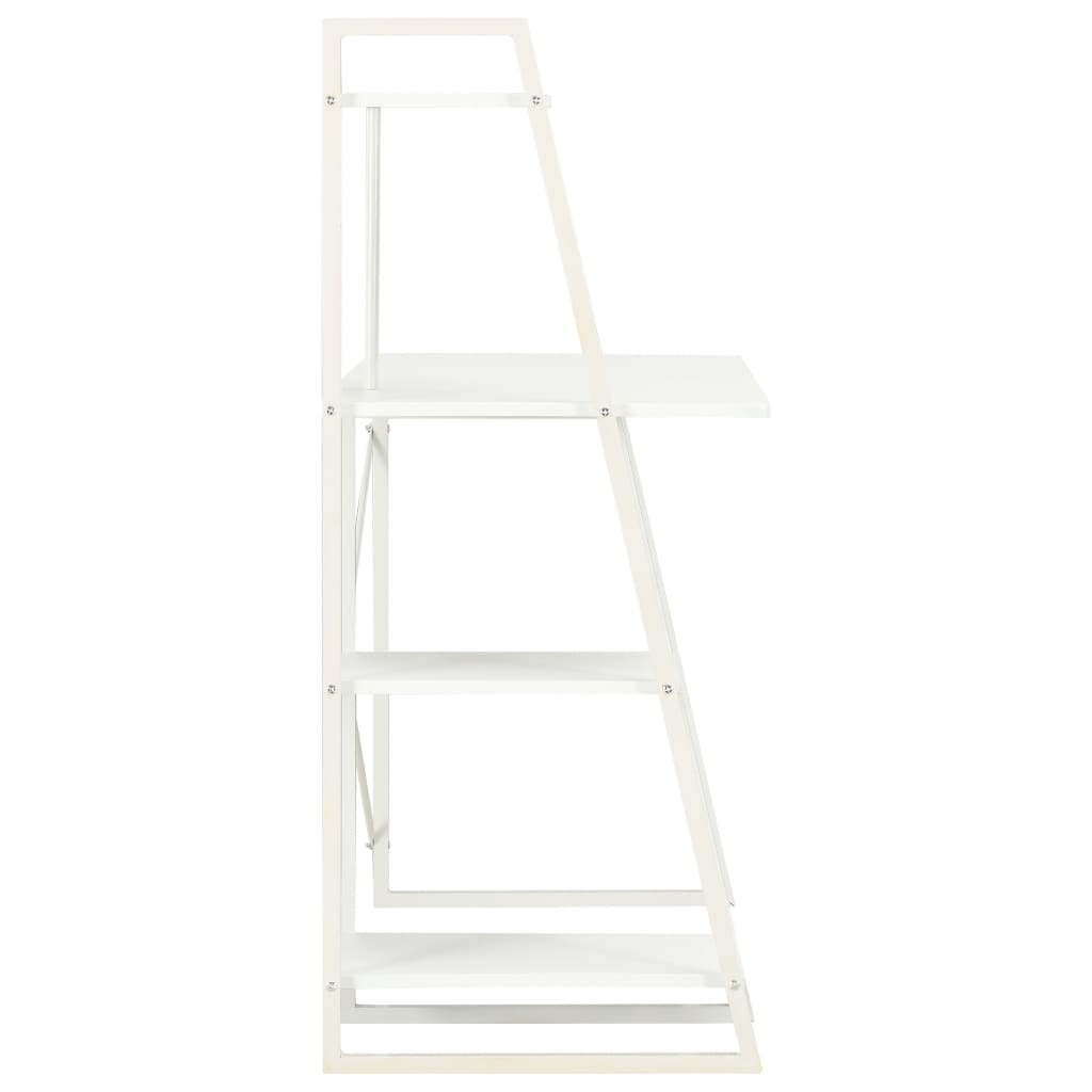 Bureau met schappen 102x50x117 cm wit is nu te koop bij PeponiXL, paradijselijk wonen!