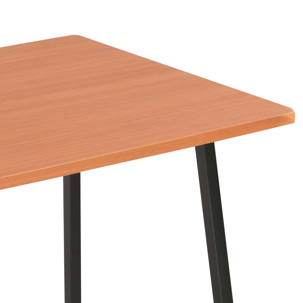 Bureau met schappen 102x50x117 cm zwart en bruin is nu te koop bij PeponiXL, paradijselijk wonen!