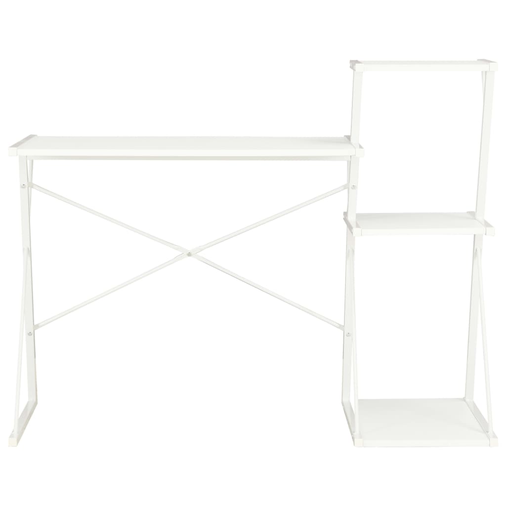Bureau met schap 116x50x93 cm wit is nu te koop bij PeponiXL, paradijselijk wonen!