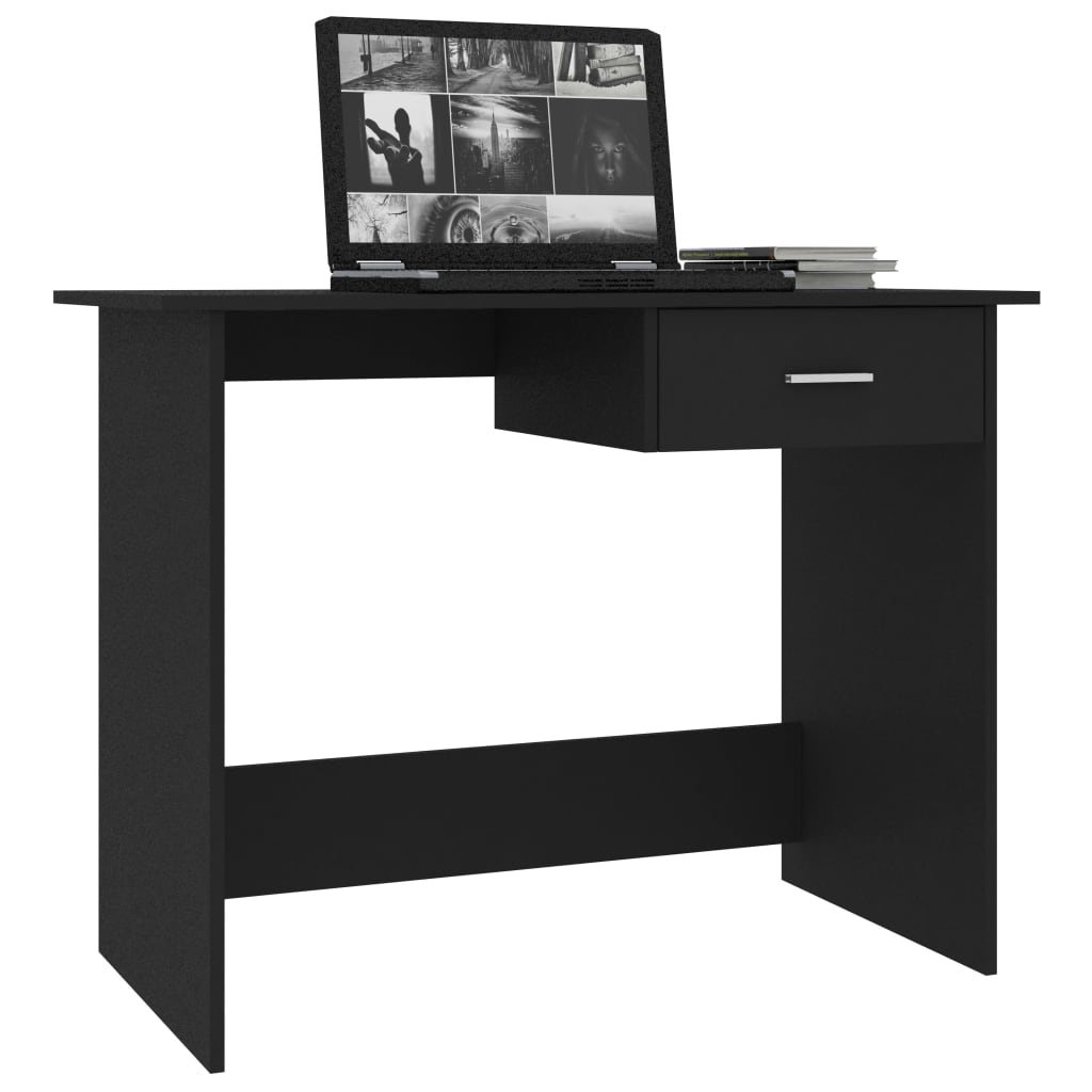 Bureau 100x50x76 cm bewerkt hout wit is nu te koop bij PeponiXL, paradijselijk wonen!