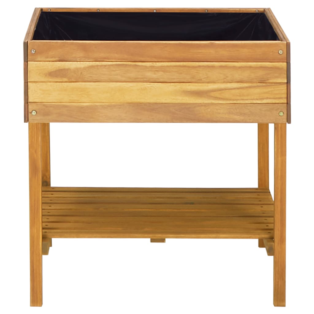 Plantenbak verhoogd 78,5x58,5x78,5 cm massief acaciahout is nu te koop bij PeponiXL, paradijselijk wonen!