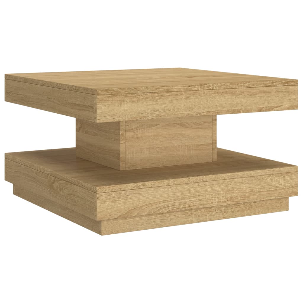 Salontafel 60x60x35 cm MDF lichtbruin is nu te koop bij PeponiXL, paradijselijk wonen!