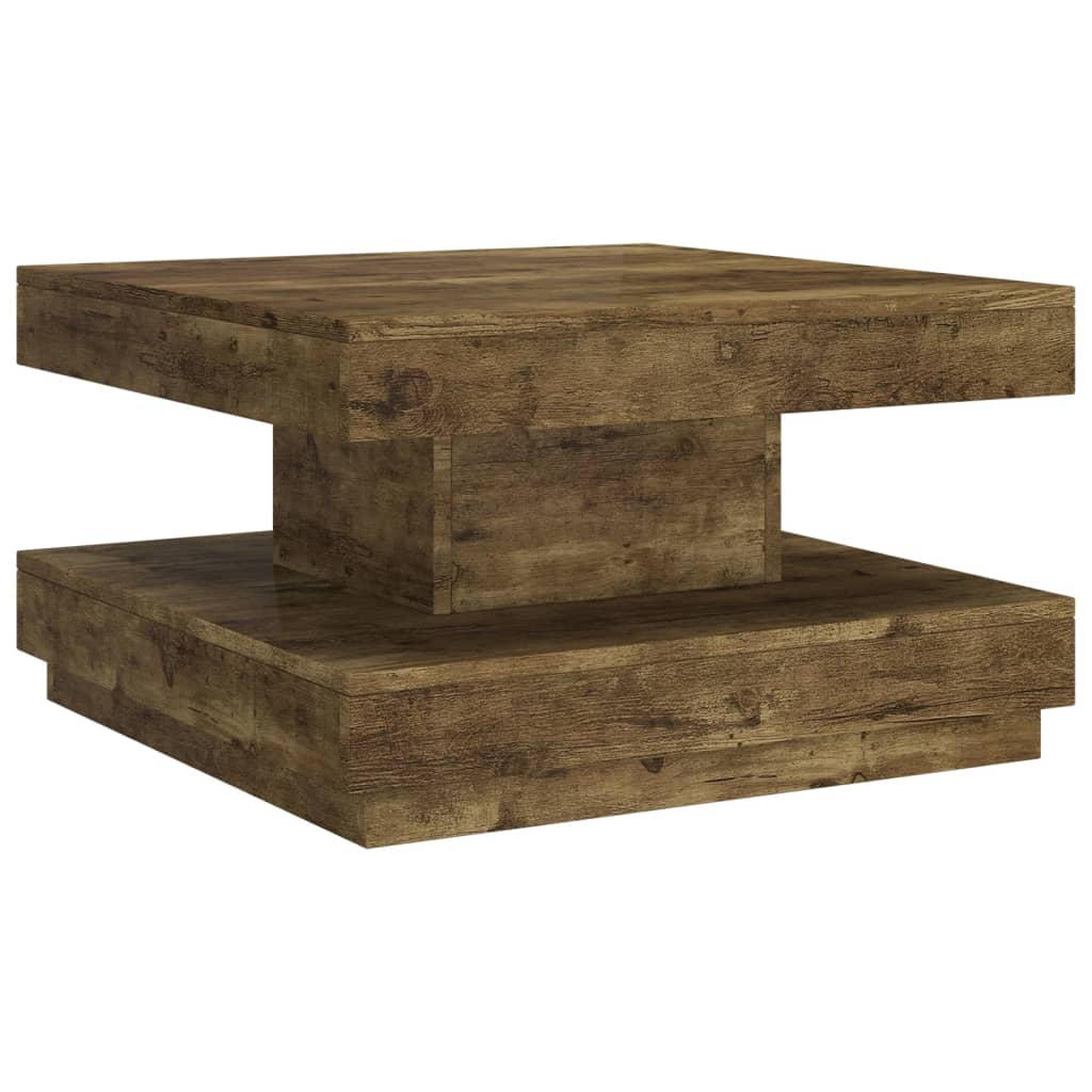 Salontafel 60x60x35 cm MDF donkerbruin is nu te koop bij PeponiXL, paradijselijk wonen!