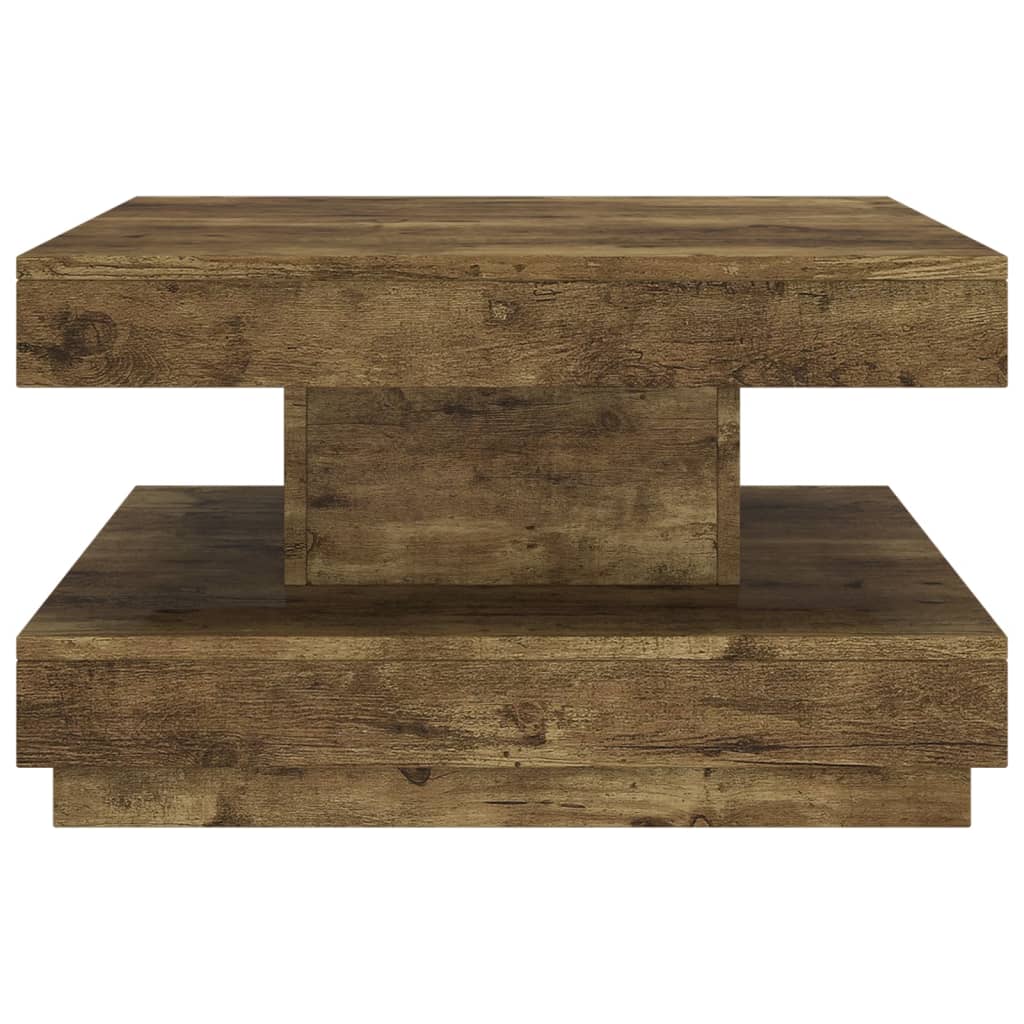 Salontafel 60x60x35 cm MDF donkerbruin is nu te koop bij PeponiXL, paradijselijk wonen!
