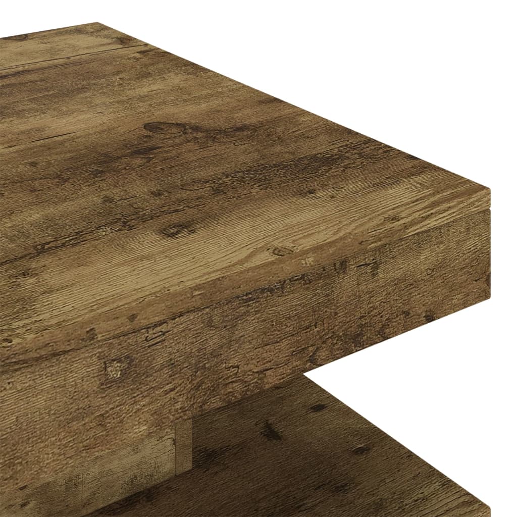 Salontafel 60x60x35 cm MDF donkerbruin is nu te koop bij PeponiXL, paradijselijk wonen!