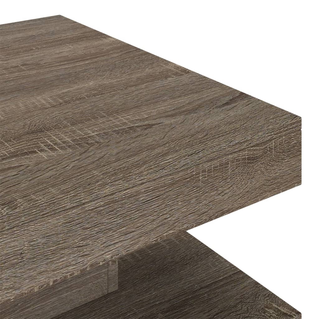 Salontafel 60x60x35 cm MDF grijs is nu te koop bij PeponiXL, paradijselijk wonen!