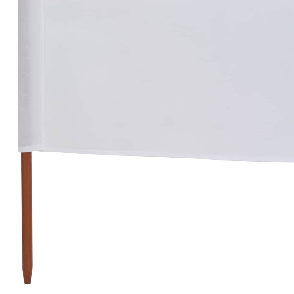 Windscherm 6-panelen 800x160 cm stof zandwit is nu te koop bij PeponiXL, paradijselijk wonen!