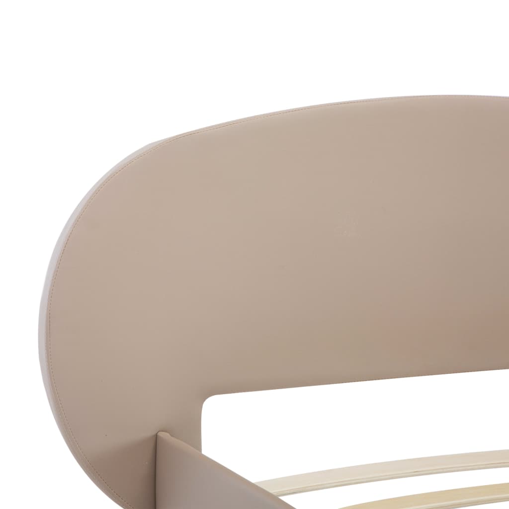 Bedframe kunstleer cappuccino 100x200 cm is nu te koop bij PeponiXL, paradijselijk wonen!