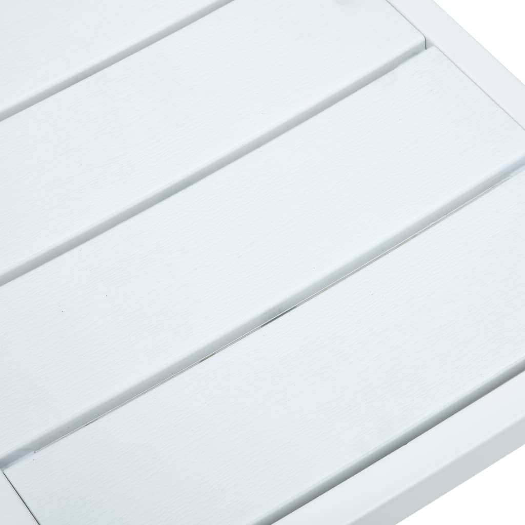 Tuinstoelen 4 st hout-look HDPE wit is nu te koop bij PeponiXL, paradijselijk wonen!