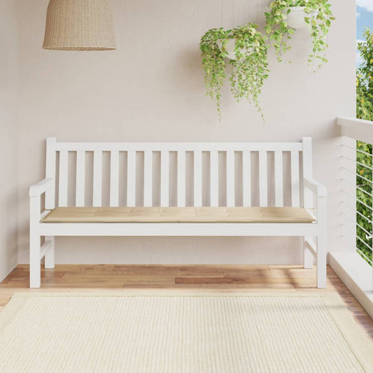Tuinbankkussen 180x50x3 cm oxford stof beige is nu te koop bij PeponiXL, paradijselijk wonen!