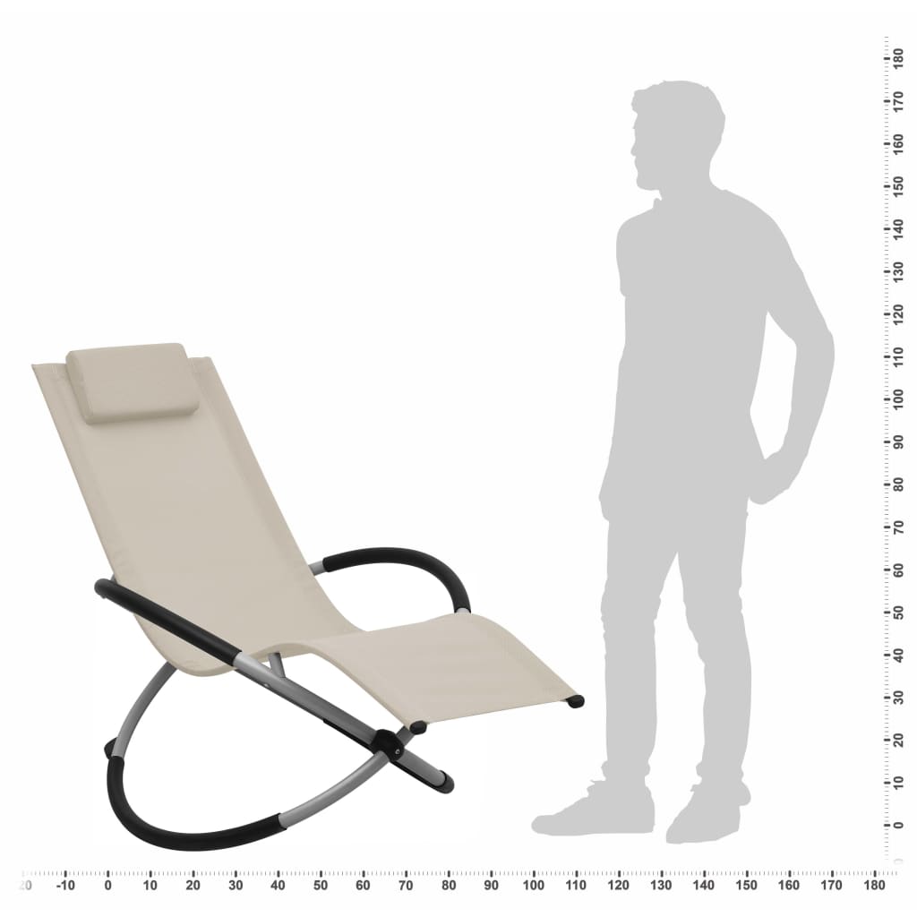 Kinderligbed staal crèmekleurig is nu te koop bij PeponiXL, paradijselijk wonen!