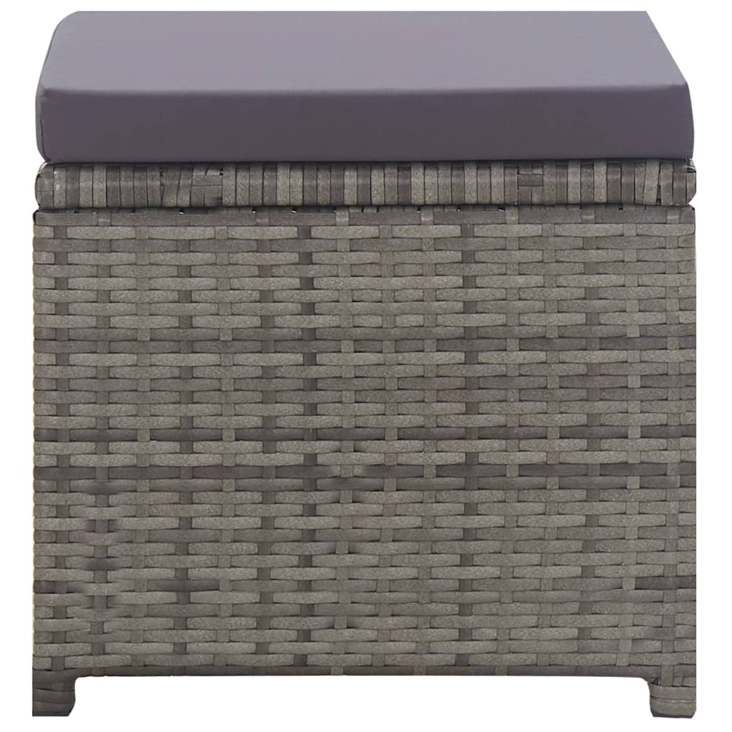 13-delige Tuinset poly rattan en acaciahout antraciet is nu te koop bij PeponiXL, paradijselijk wonen!