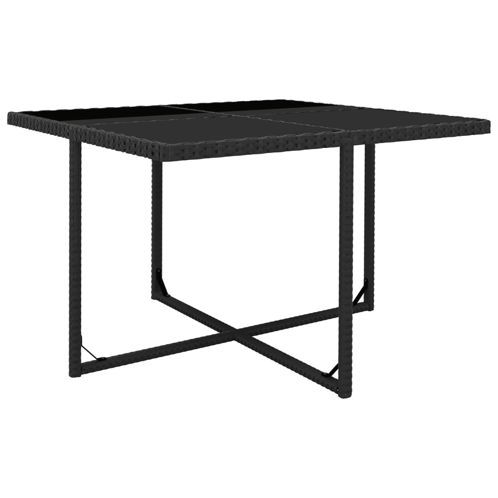 9-delige Tuinset met kussens poly rattan zwart is nu te koop bij PeponiXL, paradijselijk wonen!