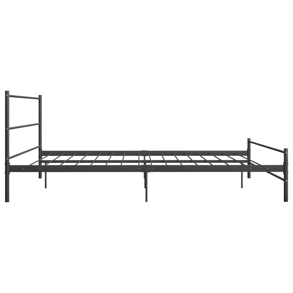 Bedframe metaal grijs 200x200 cm is nu te koop bij PeponiXL, paradijselijk wonen!