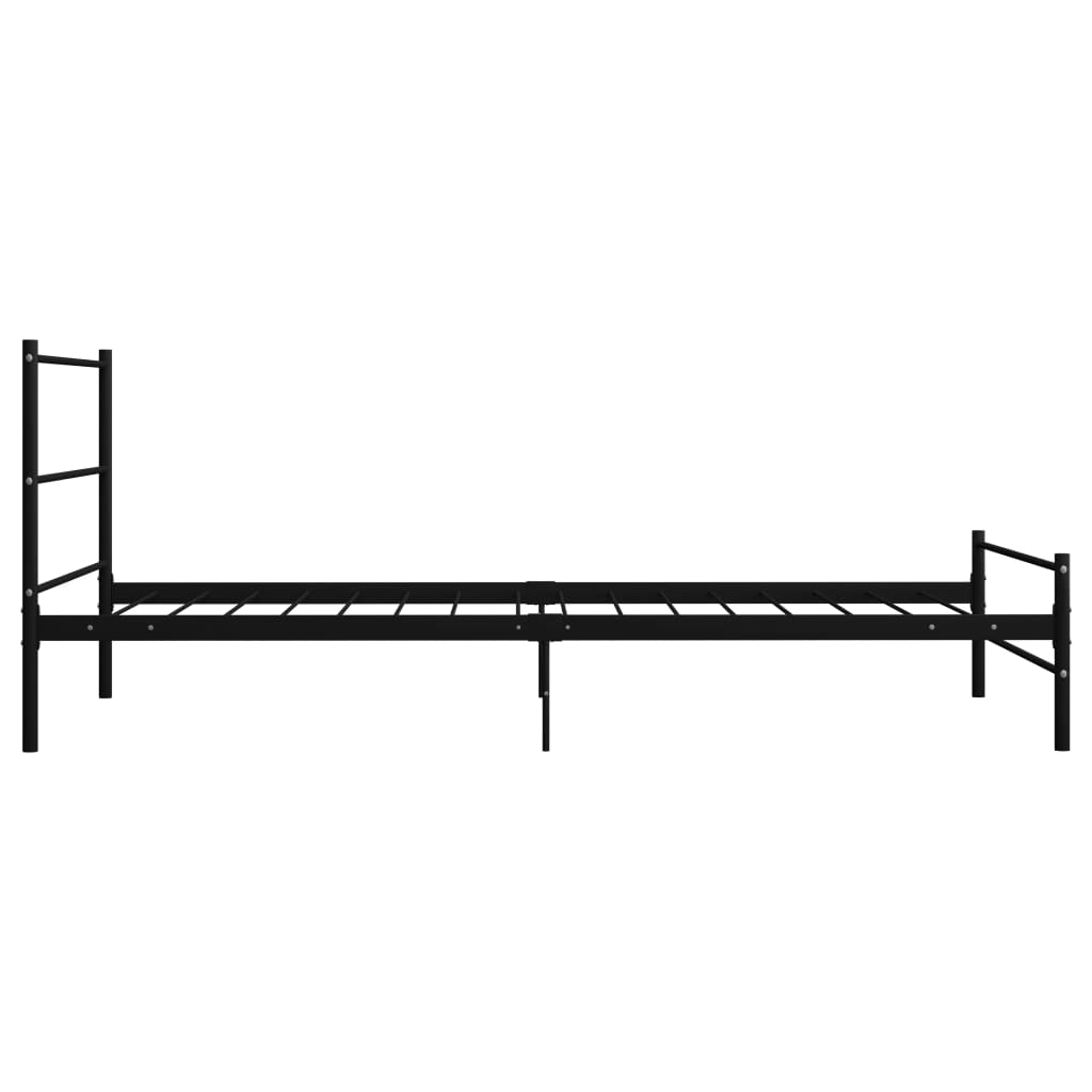 Bedframe metaal zwart 100x200 cm is nu te koop bij PeponiXL, paradijselijk wonen!