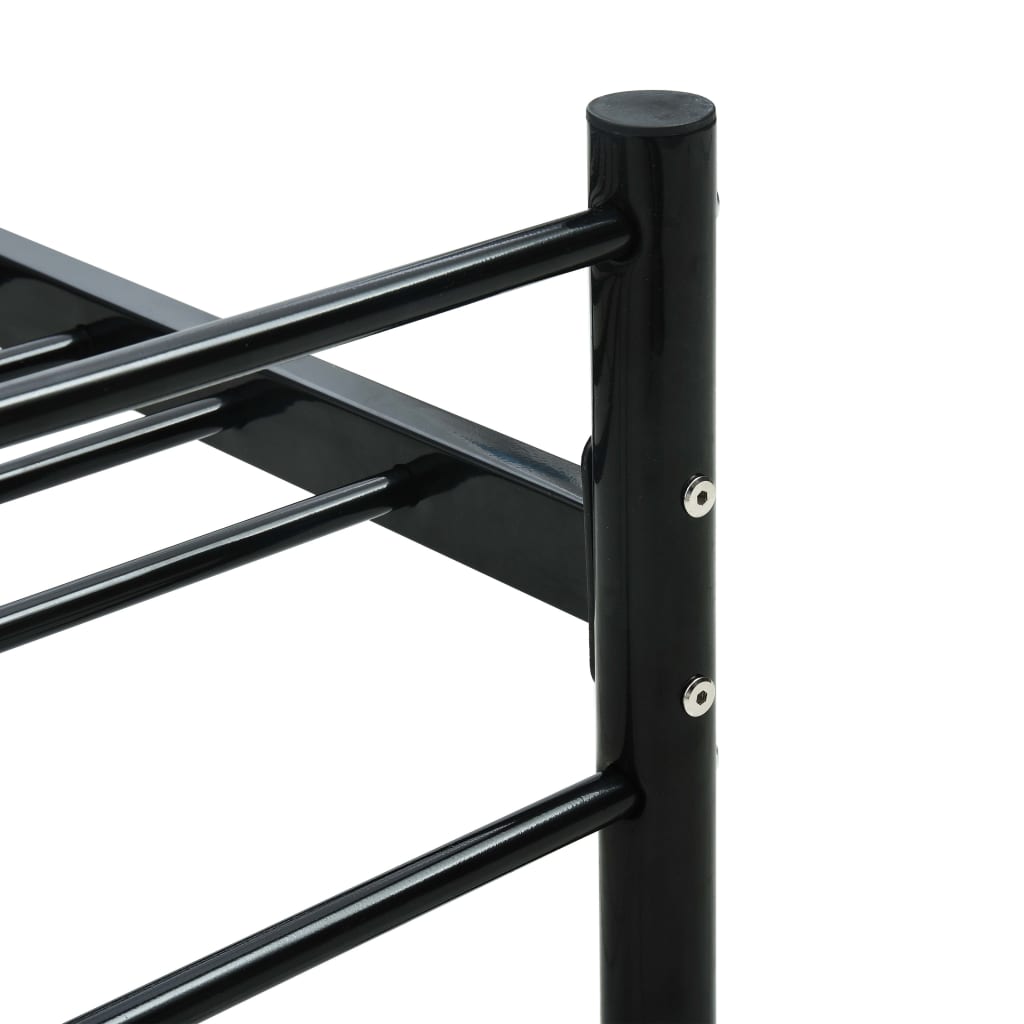 Bedframe metaal zwart 160x200 cm is nu te koop bij PeponiXL, paradijselijk wonen!