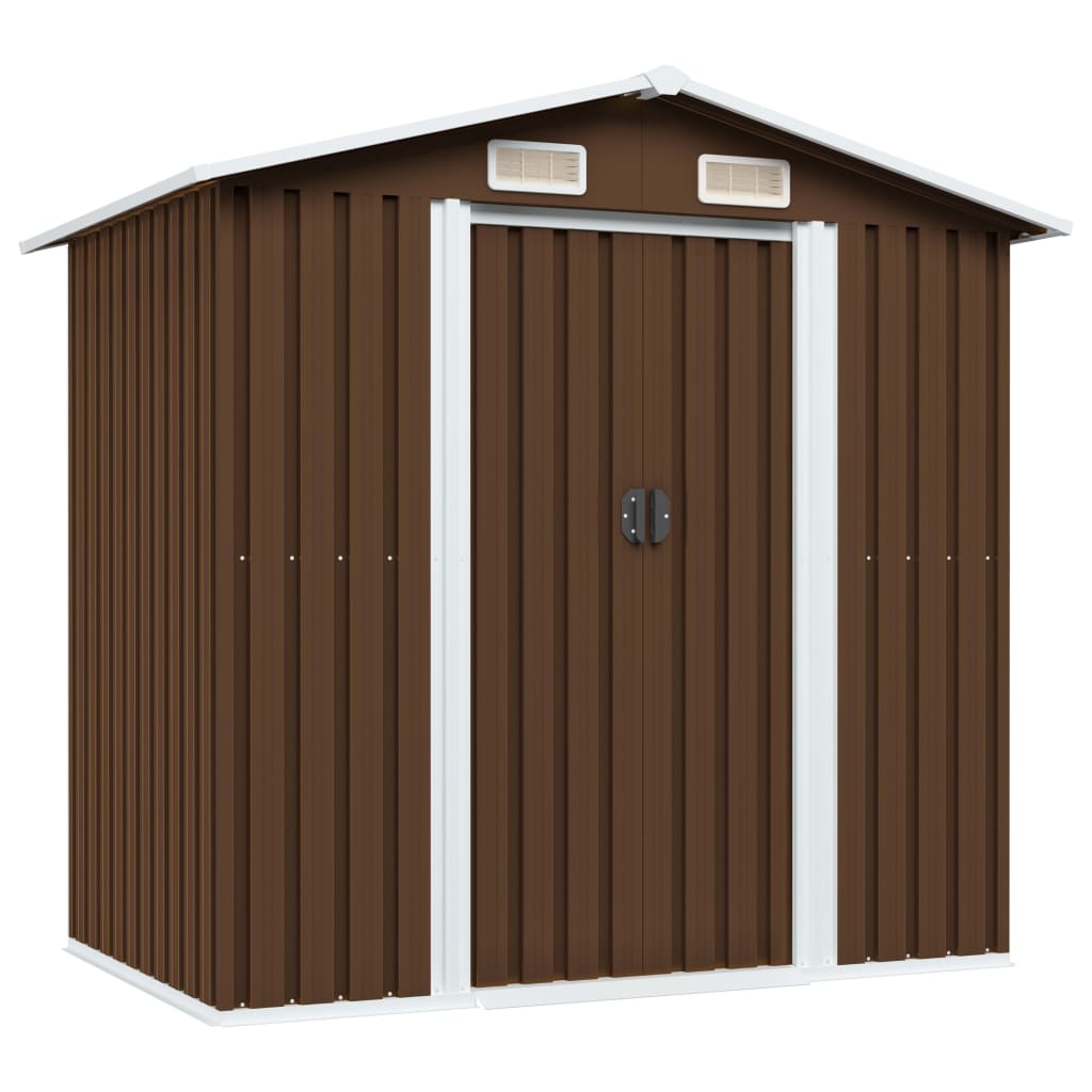 Tuinberging 204x132x186 cm staal bruin is nu te koop bij PeponiXL, paradijselijk wonen!