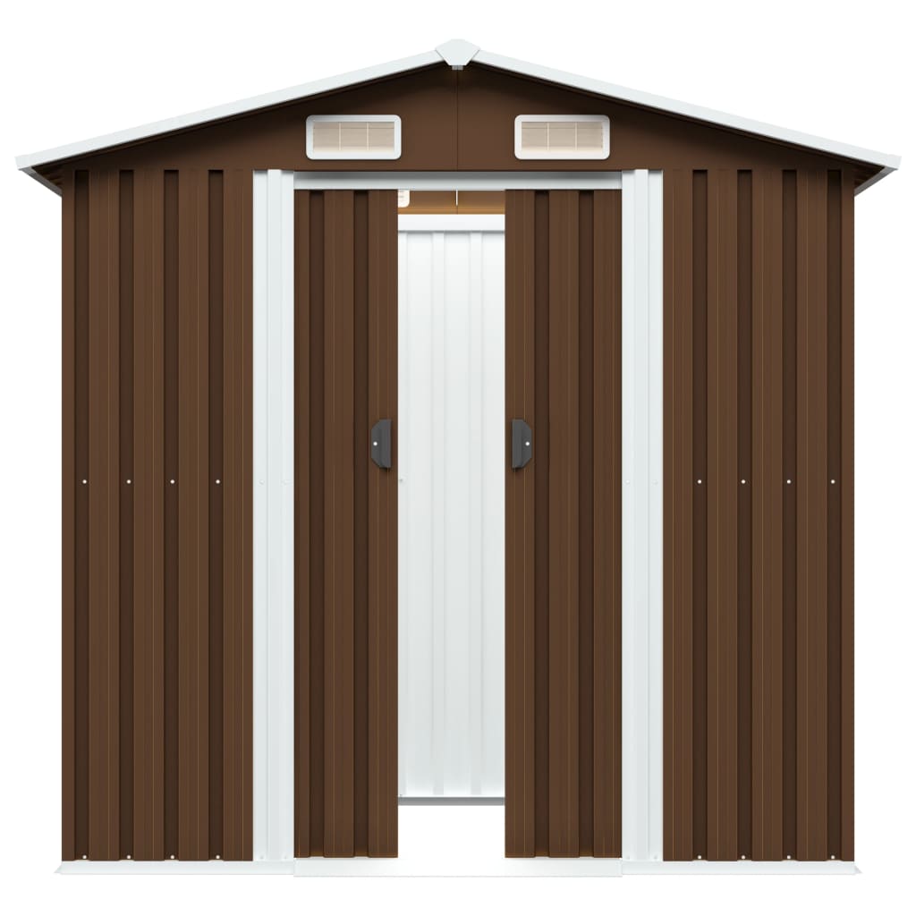 Tuinberging 204x132x186 cm staal bruin is nu te koop bij PeponiXL, paradijselijk wonen!