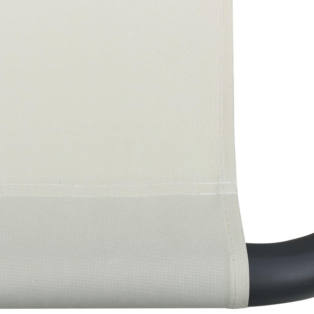 Tuinbed 200x90 cm staal crème is nu te koop bij PeponiXL, paradijselijk wonen!