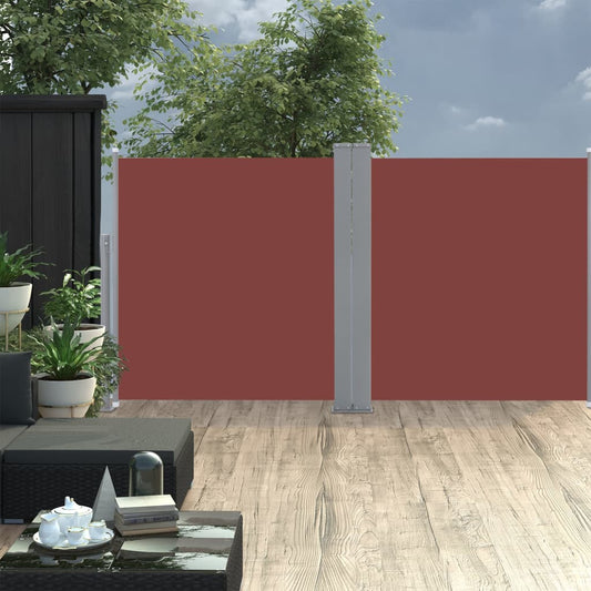 Windscherm uittrekbaar 120x600 cm bruin is nu te koop bij PeponiXL, paradijselijk wonen!