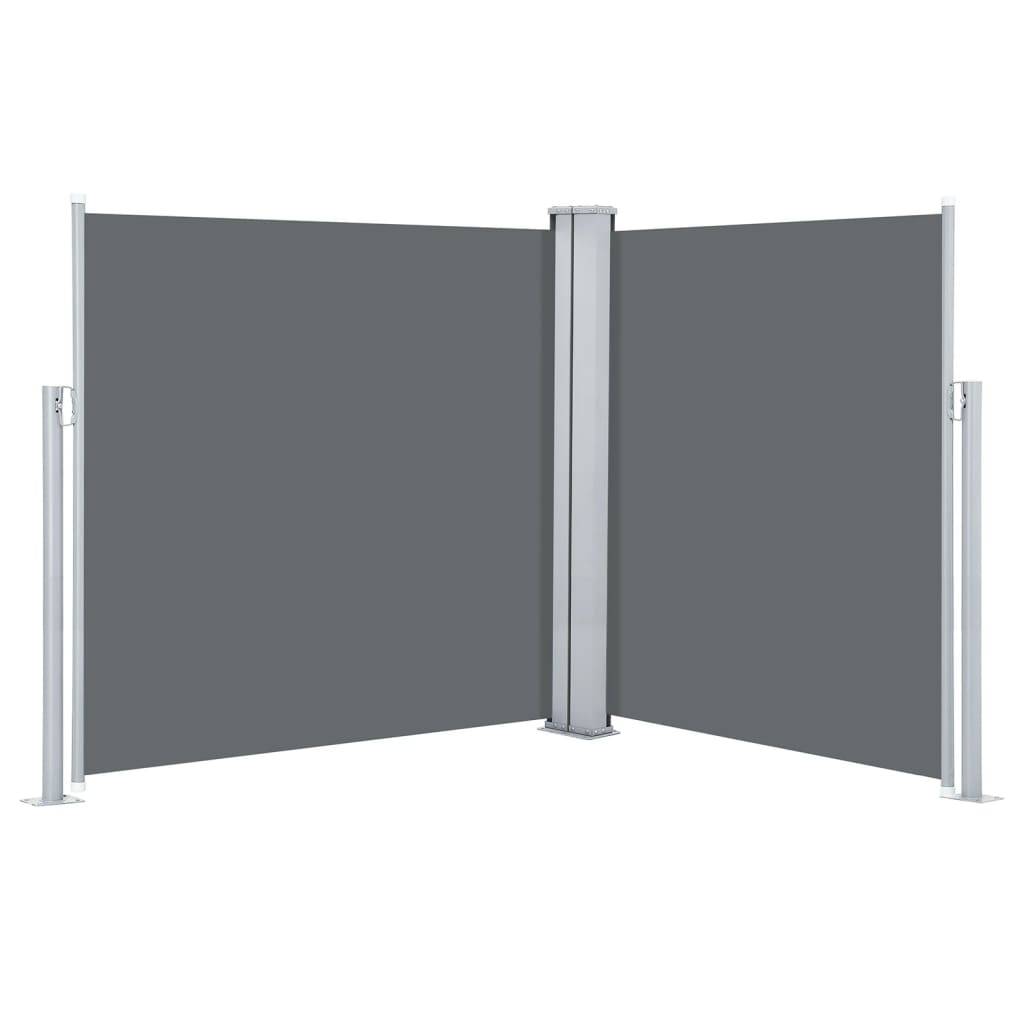 Windscherm uittrekbaar 140x600 cm antraciet is nu te koop bij PeponiXL, paradijselijk wonen!