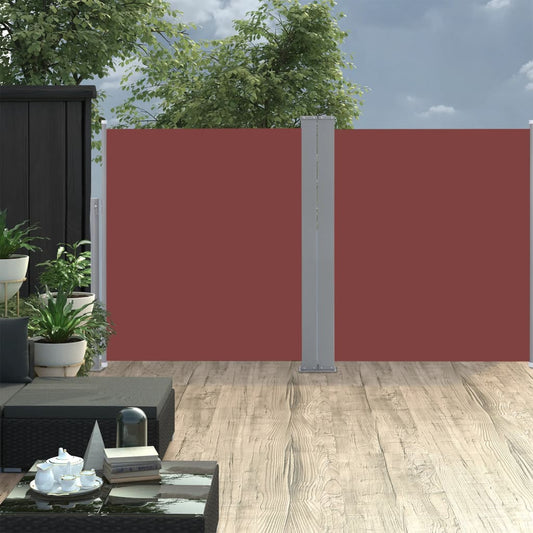 Windscherm uittrekbaar 140x600 cm bruin is nu te koop bij PeponiXL, paradijselijk wonen!