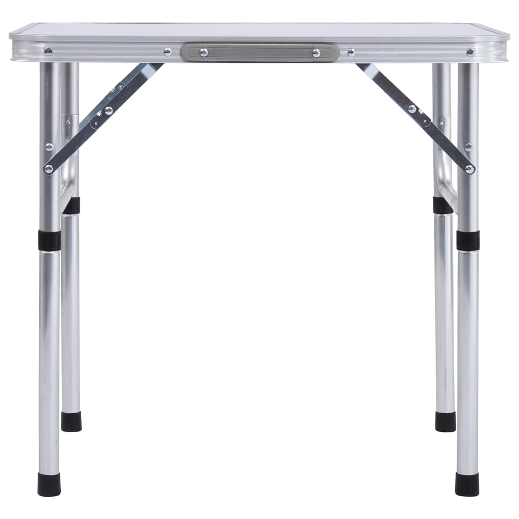 Campingtafel inklapbaar 60x45 cm aluminium wit is nu te koop bij PeponiXL, paradijselijk wonen!