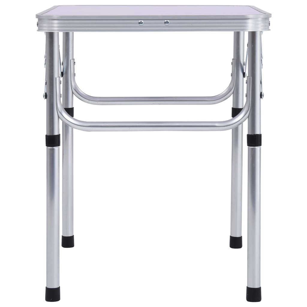 Campingtafel inklapbaar 60x45 cm aluminium wit is nu te koop bij PeponiXL, paradijselijk wonen!