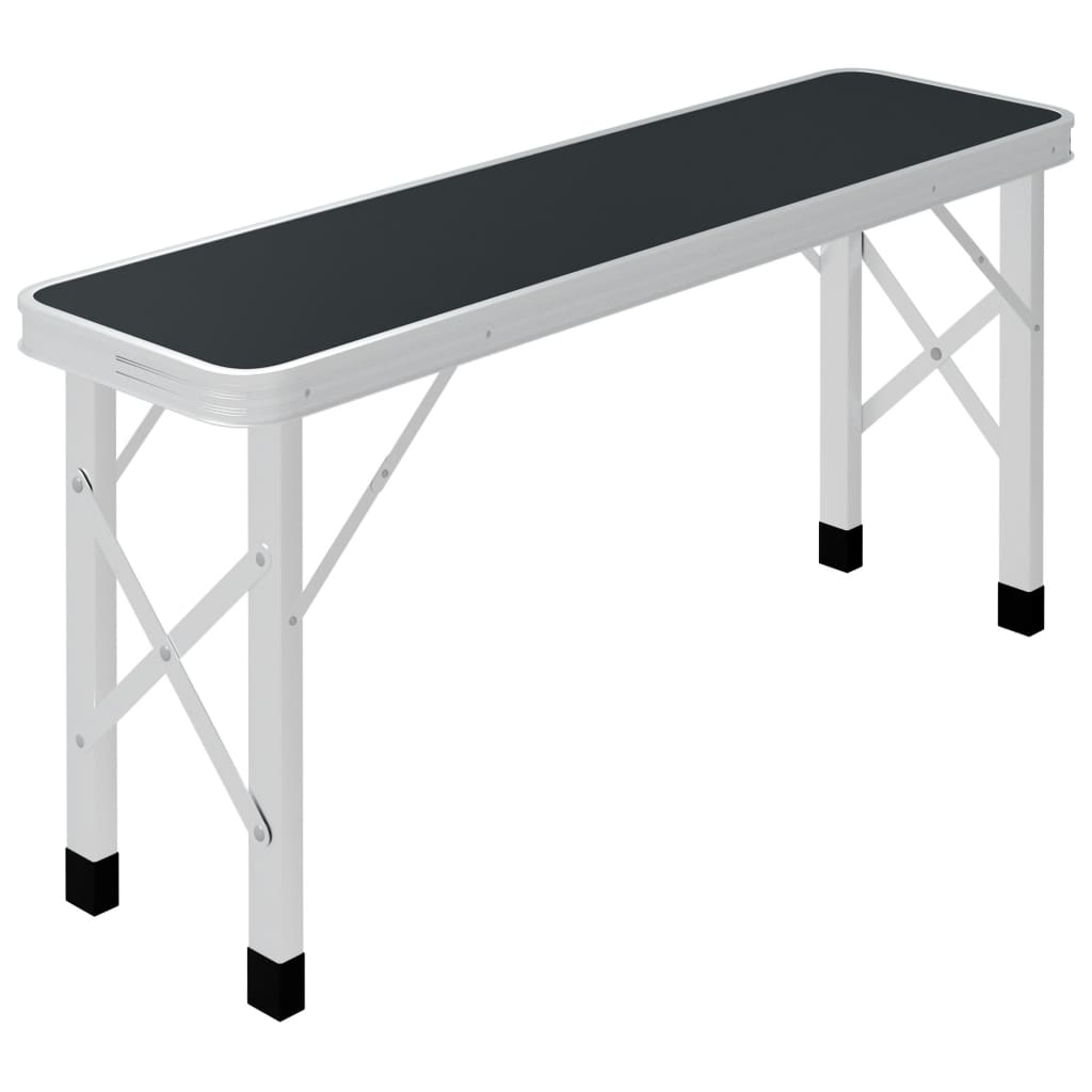 Campingtafel inklapbaar met 2 banken aluminium grijs is nu te koop bij PeponiXL, paradijselijk wonen!