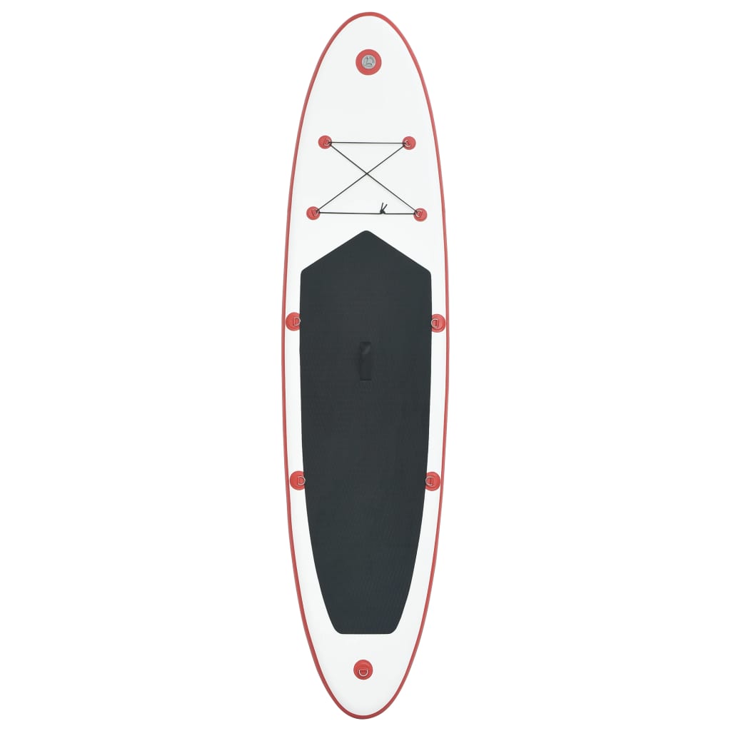 Stand Up Paddleboardset opblaasbaar rood en wit is nu te koop bij PeponiXL, paradijselijk wonen!