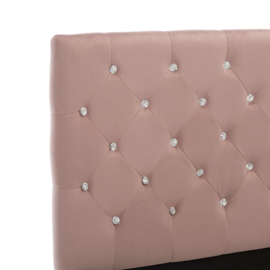 Bedframe fluweel roze 90x200 cm is nu te koop bij PeponiXL, paradijselijk wonen!
