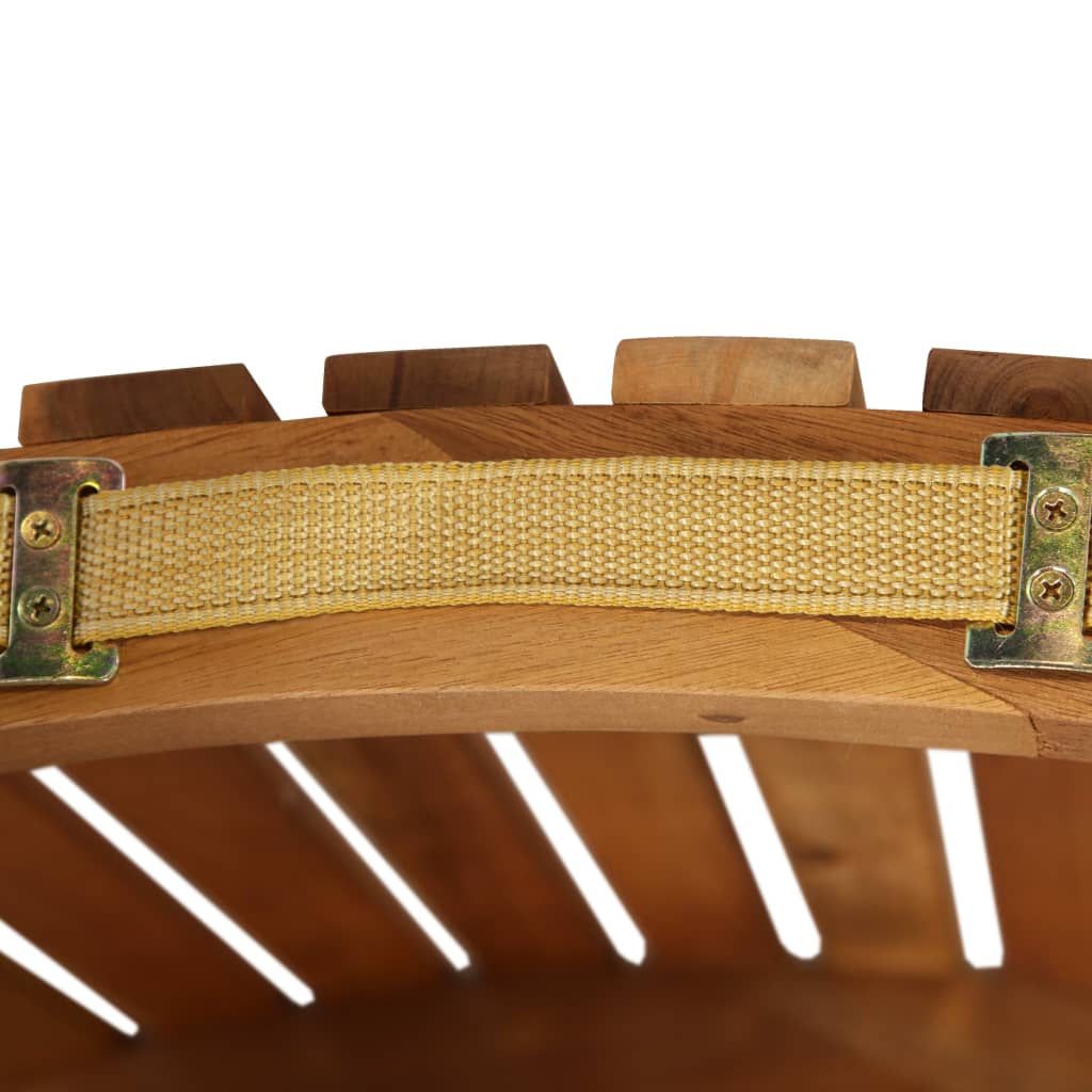 Ligstoel met kussen massief acaciahout donkergrijs is nu te koop bij PeponiXL, paradijselijk wonen!