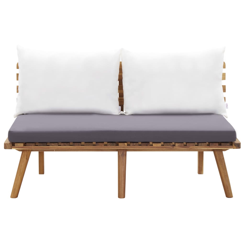 4-delige Loungeset met kussens massief acaciahout is nu te koop bij PeponiXL, paradijselijk wonen!